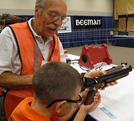 air rifle shooting juniors NRA