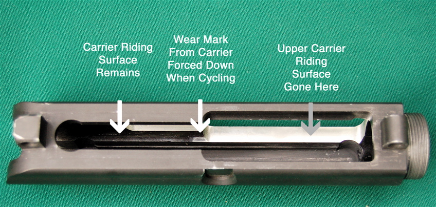 Upper Receiver Harmed by Modification