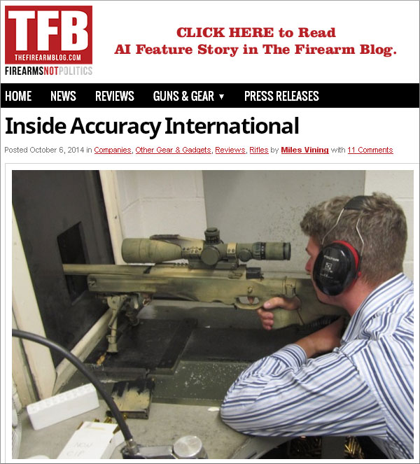 Firearm Blog Accuracy International AI Quote