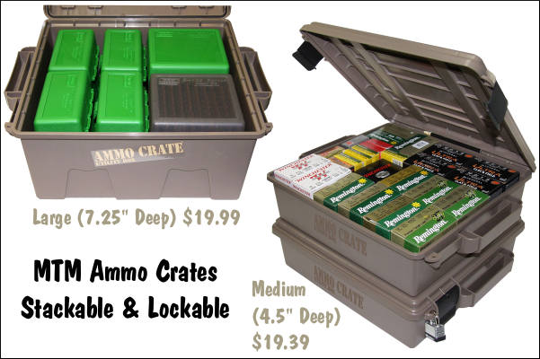 MTM Ammo Crate stackable lockable Amazon.com sale