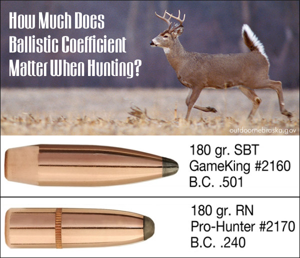 Sierra Bullets Deer Hunting BC Ballistic Coefficient bullet